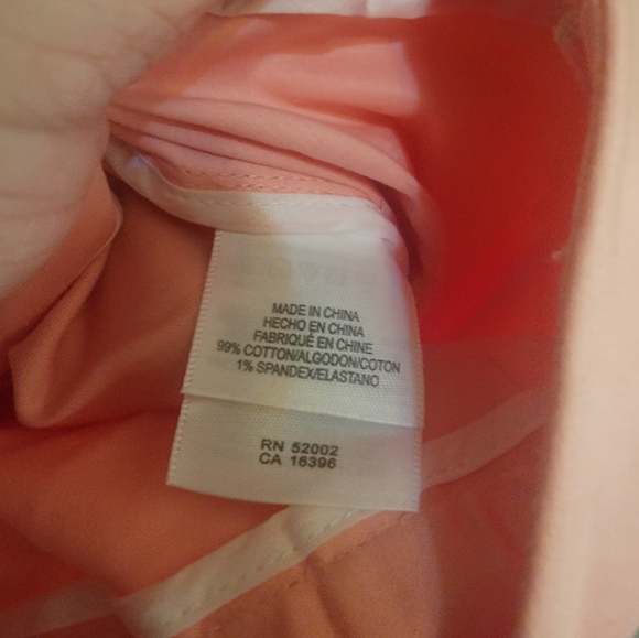 NWT LIZ CLAIBORNE JACKIE PEACH SHORTS WOMENS PLUS SZ 18 - Picture 5 of 6